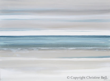 "Marine Layer II" GICLÉE PRINT, Modern Coastal Abstract Ocean Seascape Painting