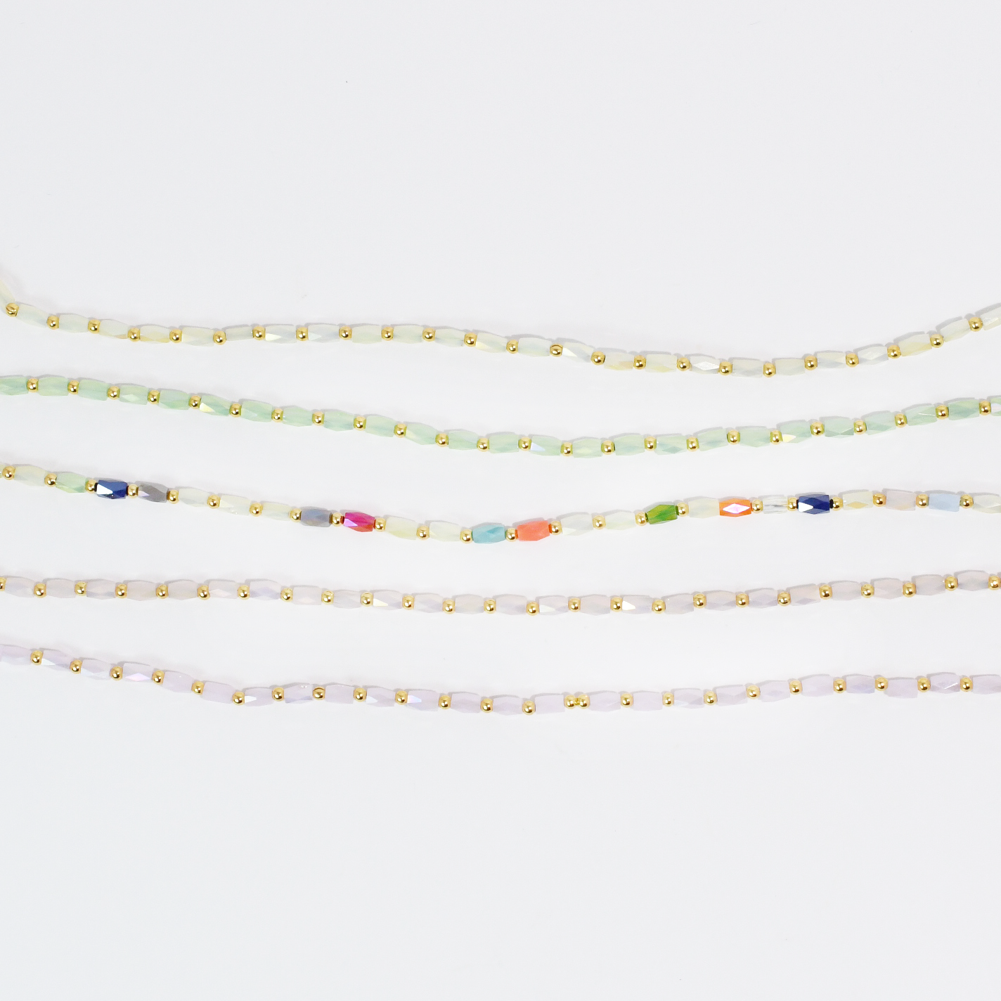 Coastal Bloom Beads Necklace