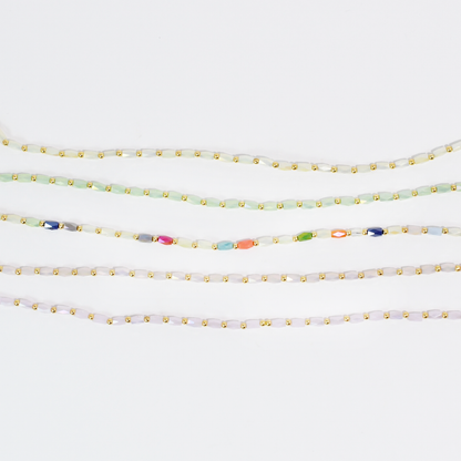 Coastal Bloom Beads Necklace