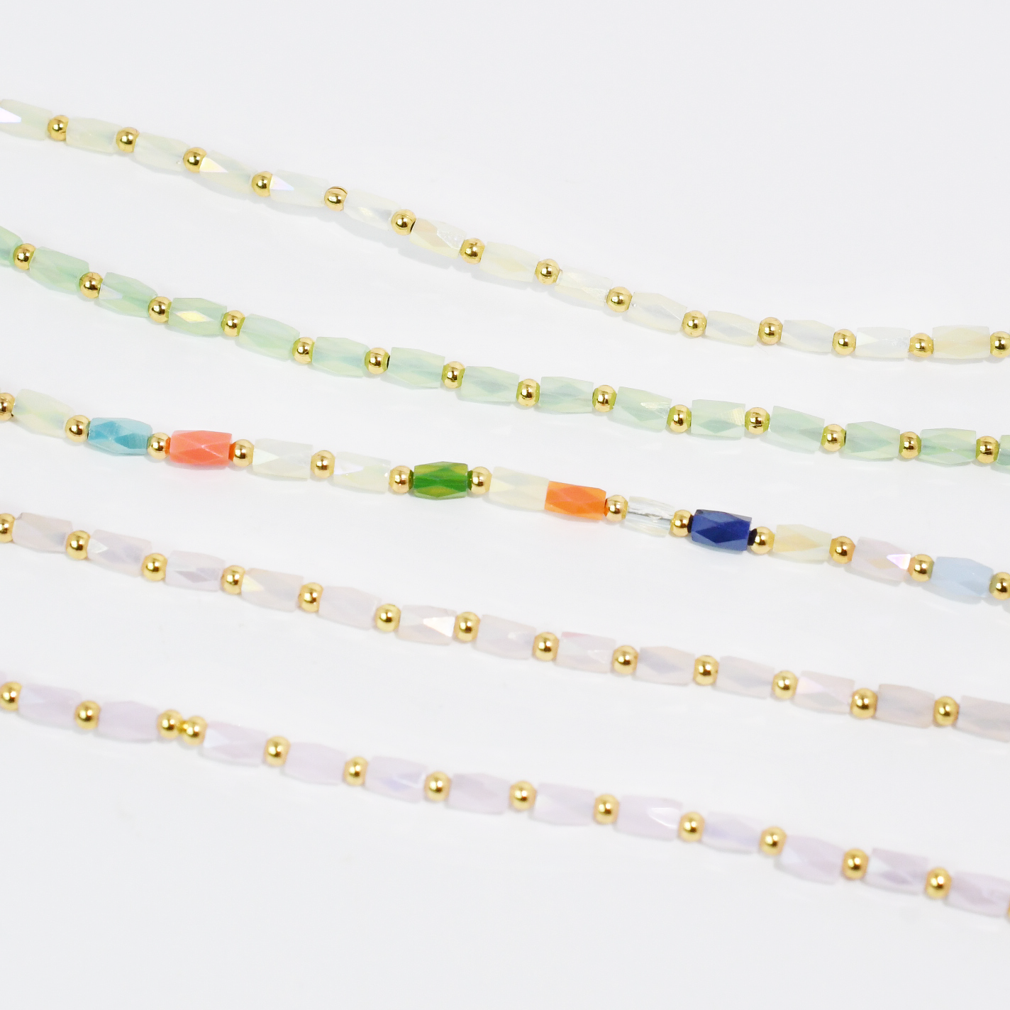 Coastal Bloom Beads Necklace