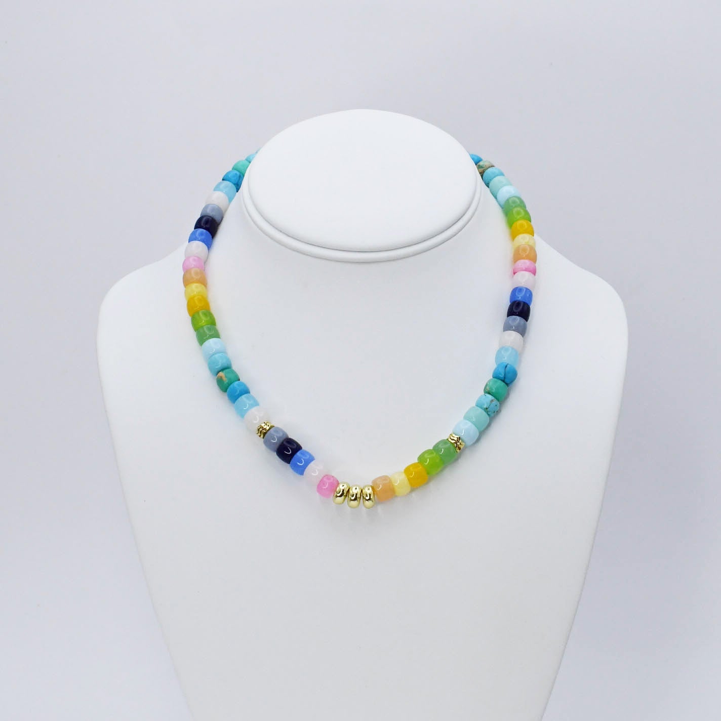 Coastal Girl Gemstone Necklace