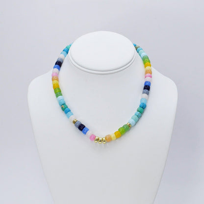 Coastal Girl Gemstone Necklace