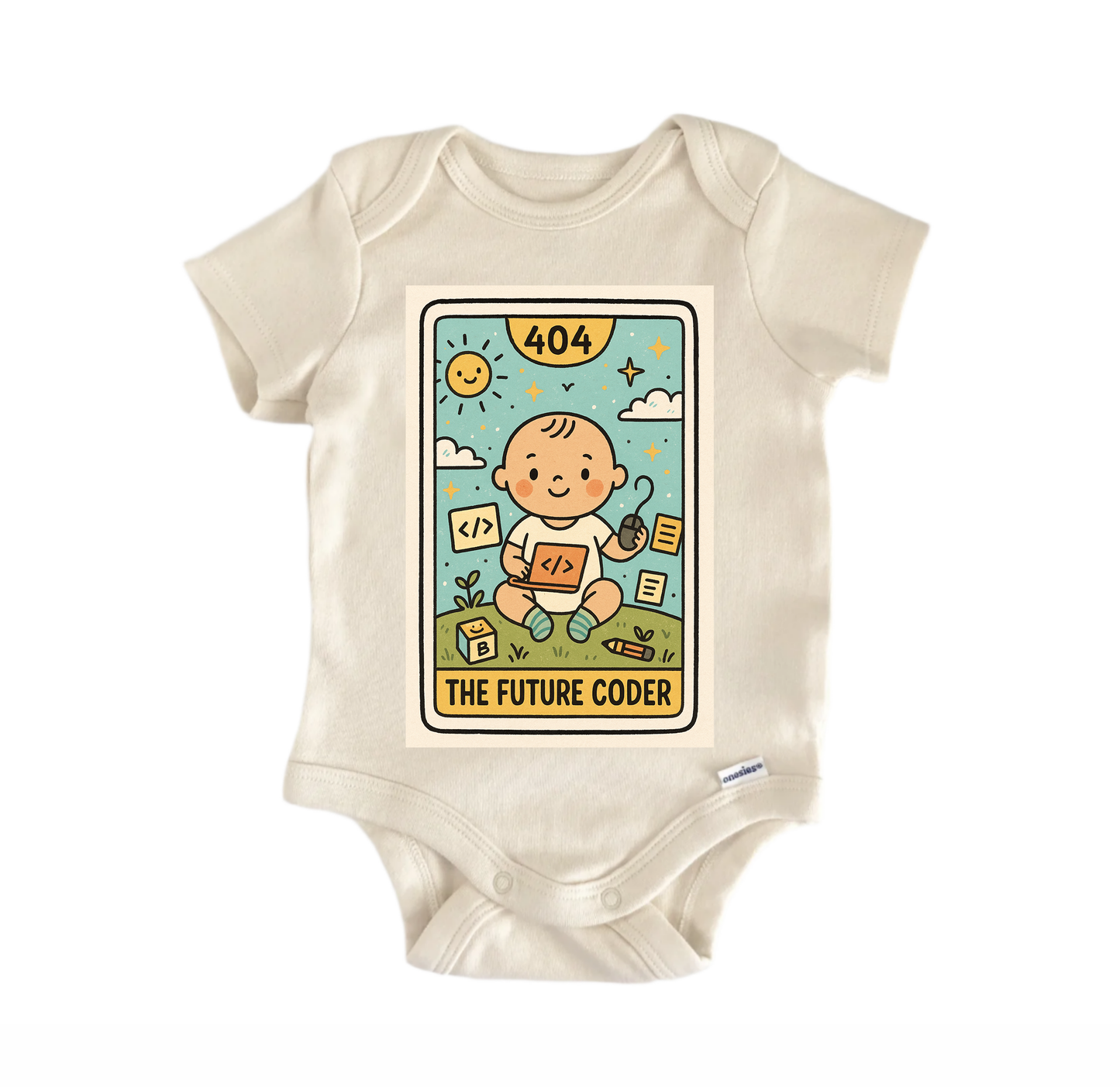Coder Programmer Newborn Baby Onesie® Bodysuit