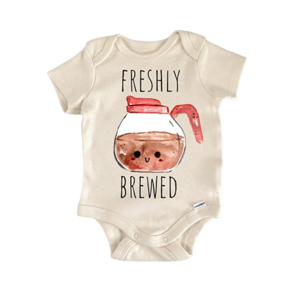 Coffee Tea Matcha Foodie Newborn Baby Onesie® Bodysuit