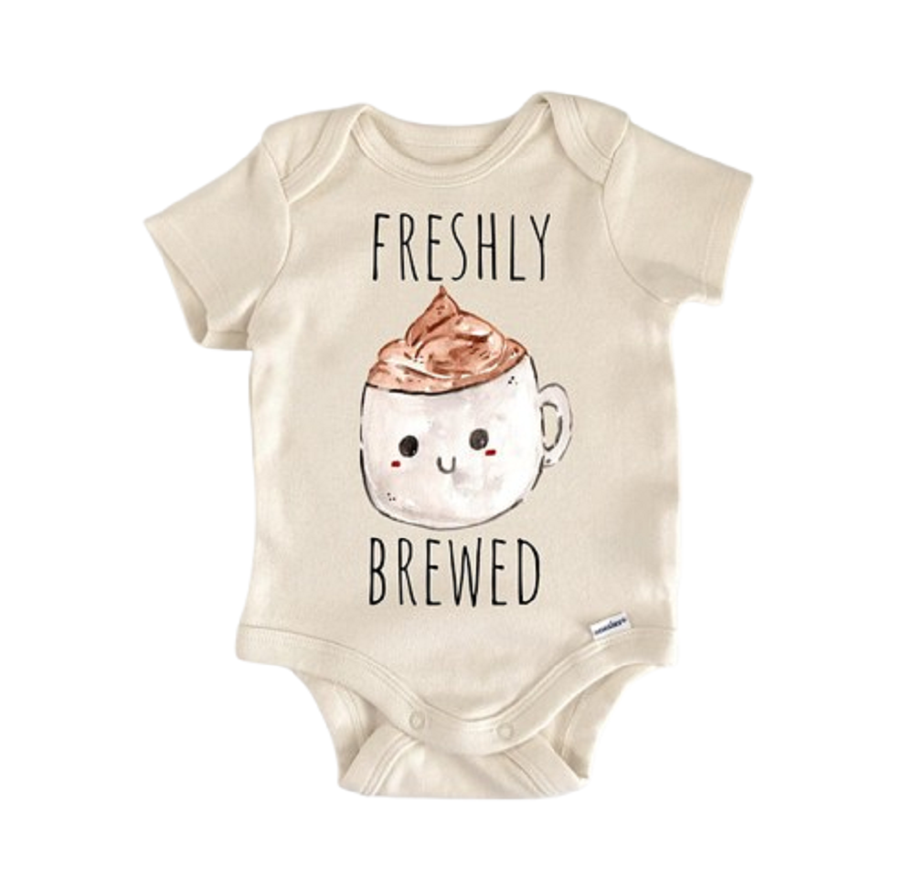 Coffee Tea Matcha Foodie Newborn Baby Onesie® Bodysuit