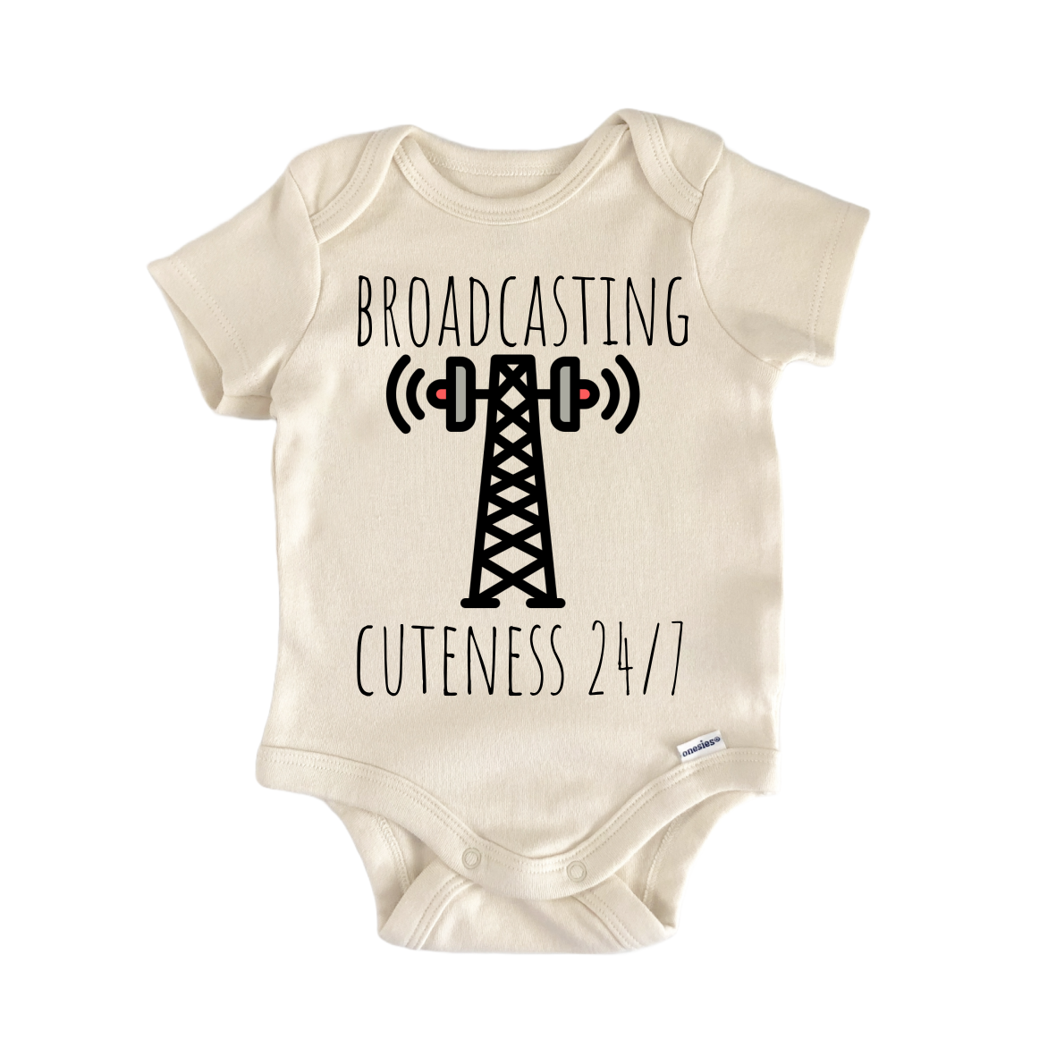 Communication Broadcast Newborn Baby Onesie® Bodysuit