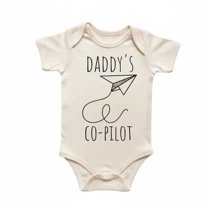 Copilot Pilot Airplane Newborn Baby Onesie® Bodysuit GS1