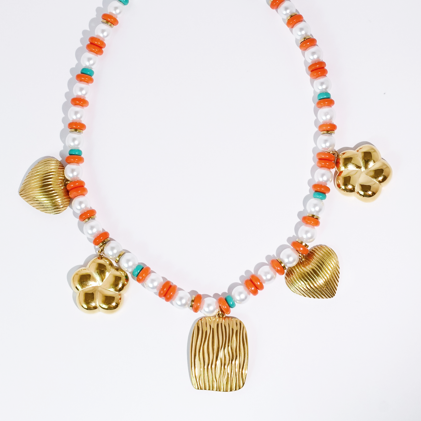 Coral Charm Necklace