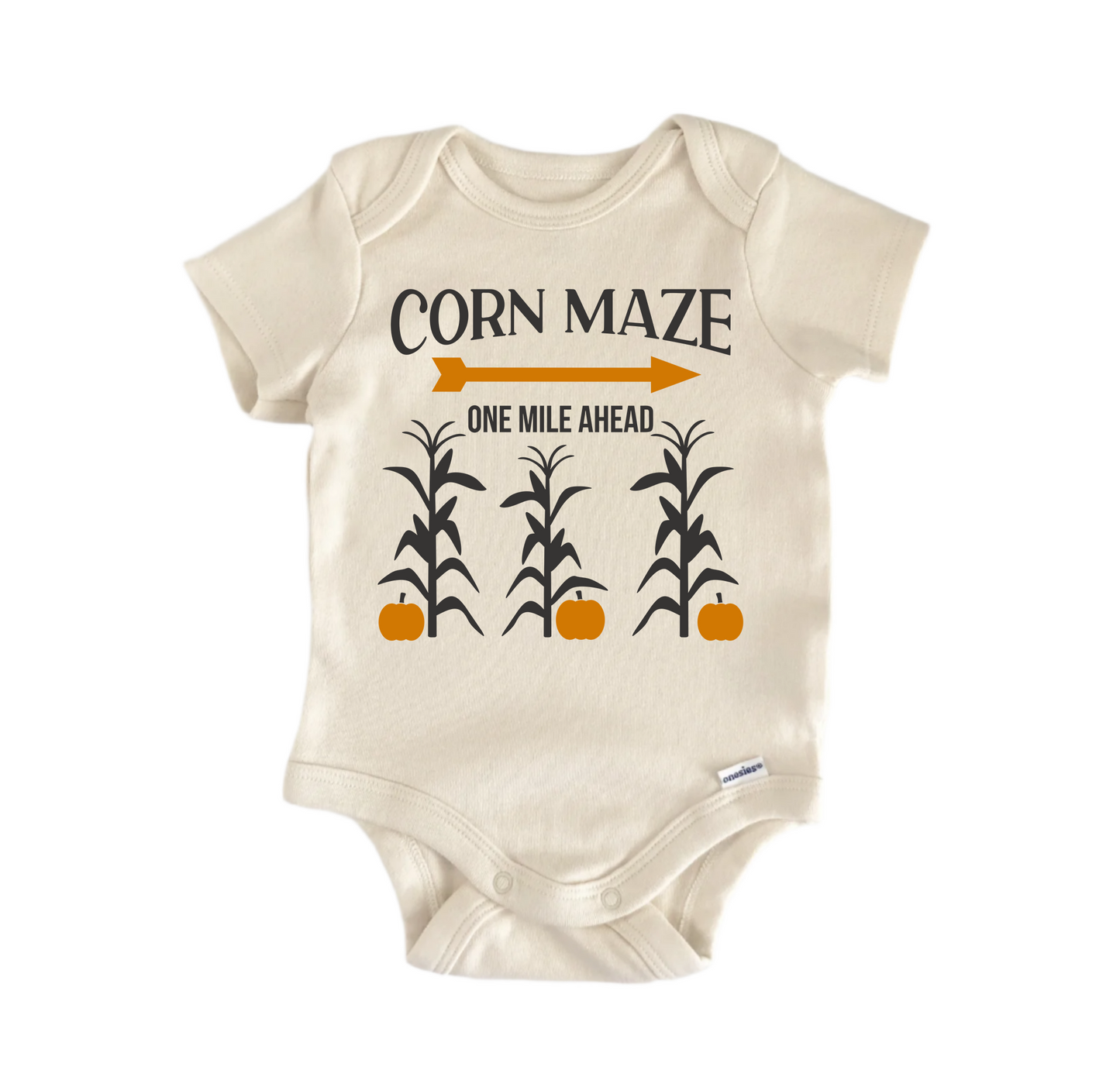 Corn Maze One Mile Ahead Newborn Baby Onesie® Bodysuit