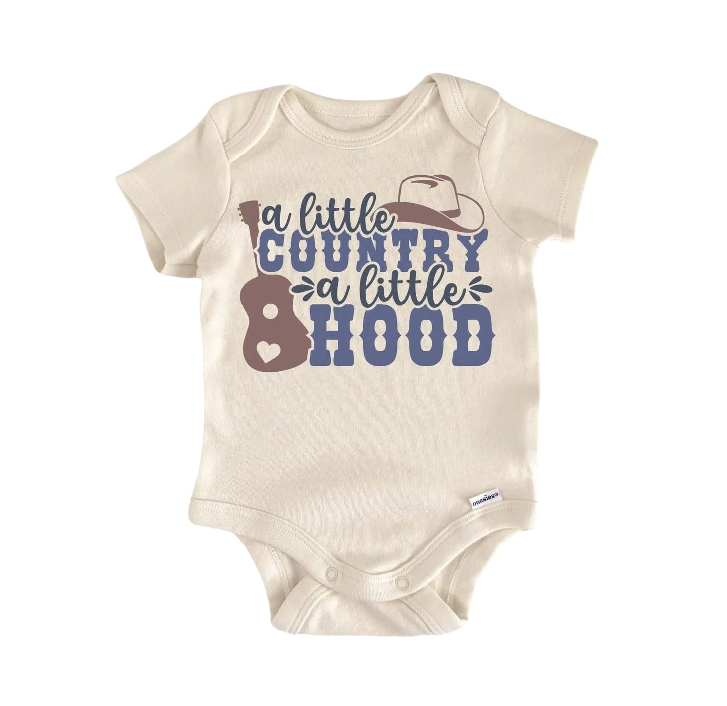 Country Hood Newborn Baby Onesie® Bodysuit
