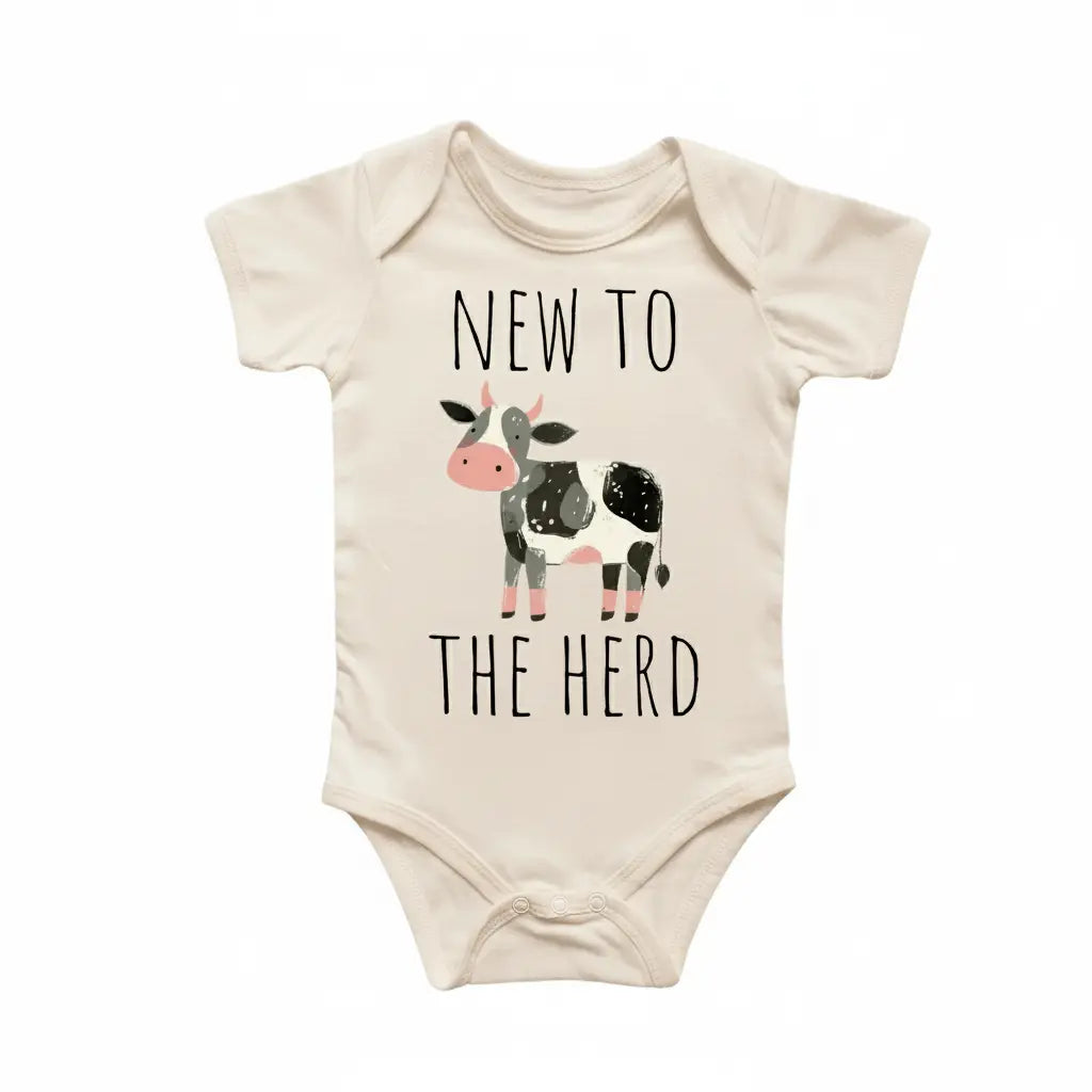 Cow Herd Farm Newborn Baby Onesie® Bodysuit