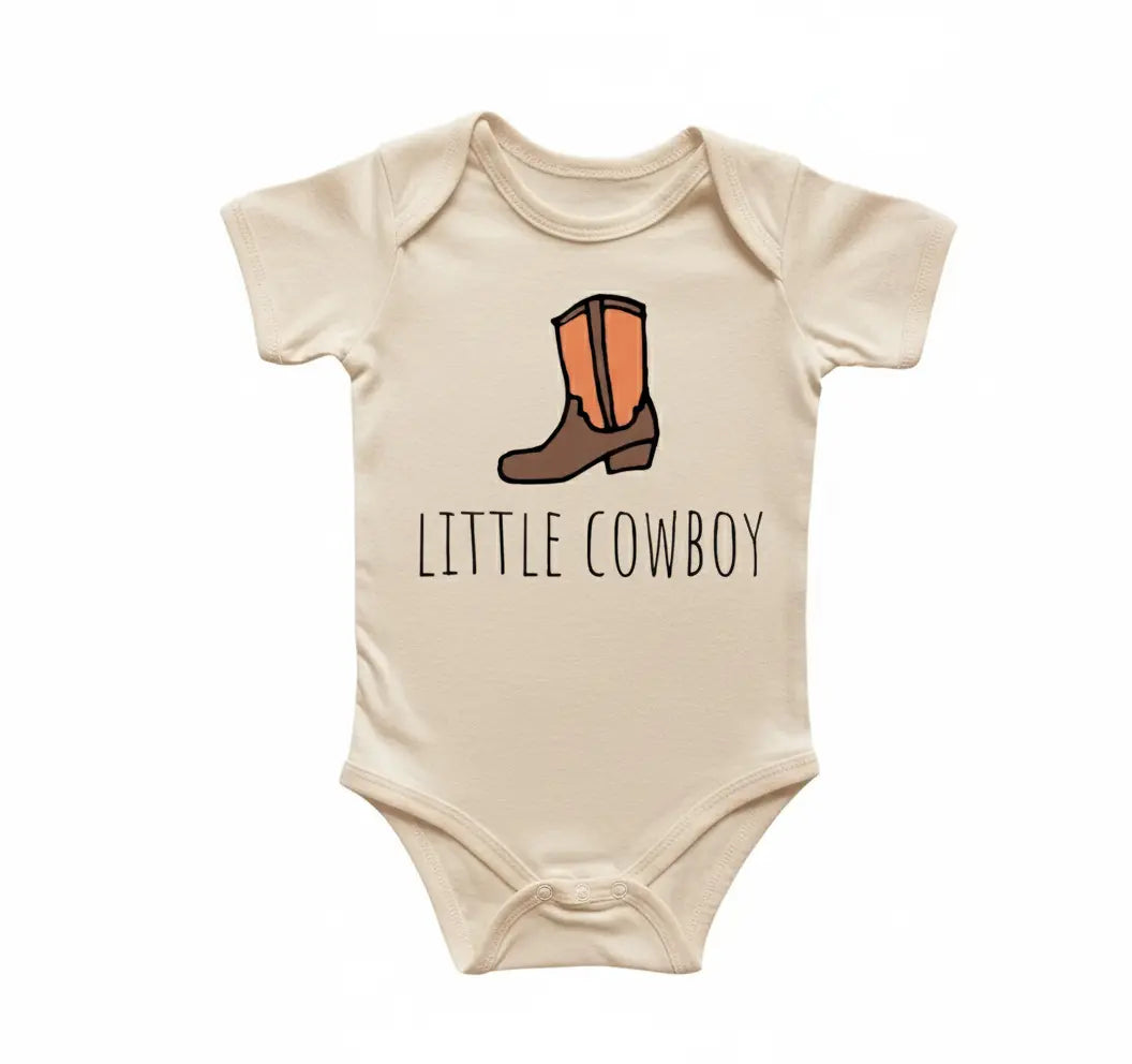 Cowboy Boots Ranch Newborn Gift Baby Onesie® Bodysuit
