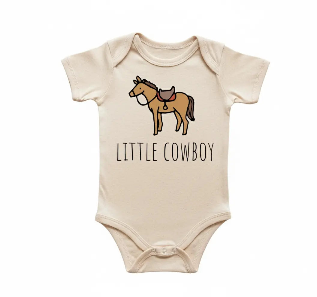 Cowboy Horse Newborn Gift Baby Onesie® Bodysuit