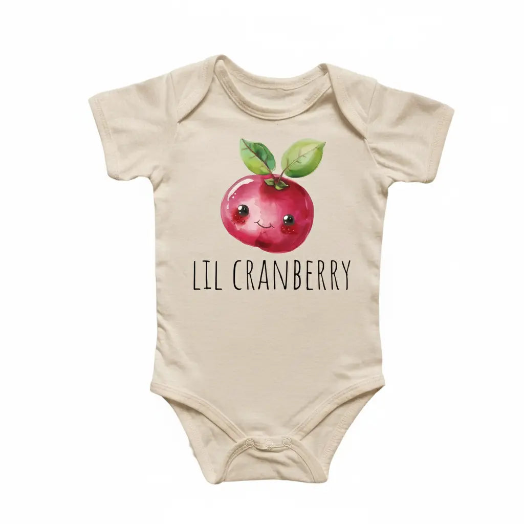Cranberry Fruit Newborn Baby Onesie® Bodysuit