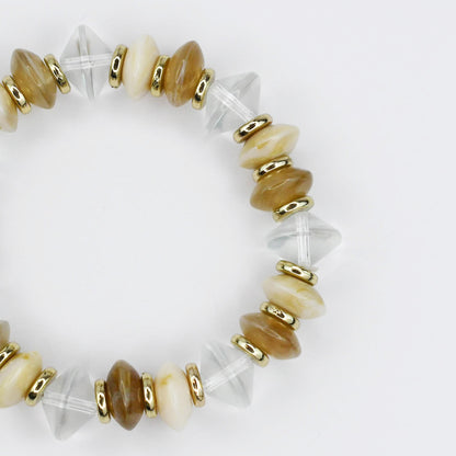 Cream Pop Beaded Bracelet