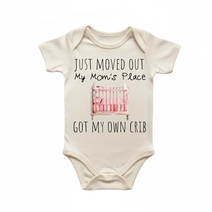 Crib Moved Out Moms Newborn Baby Onesie® Bodysuit