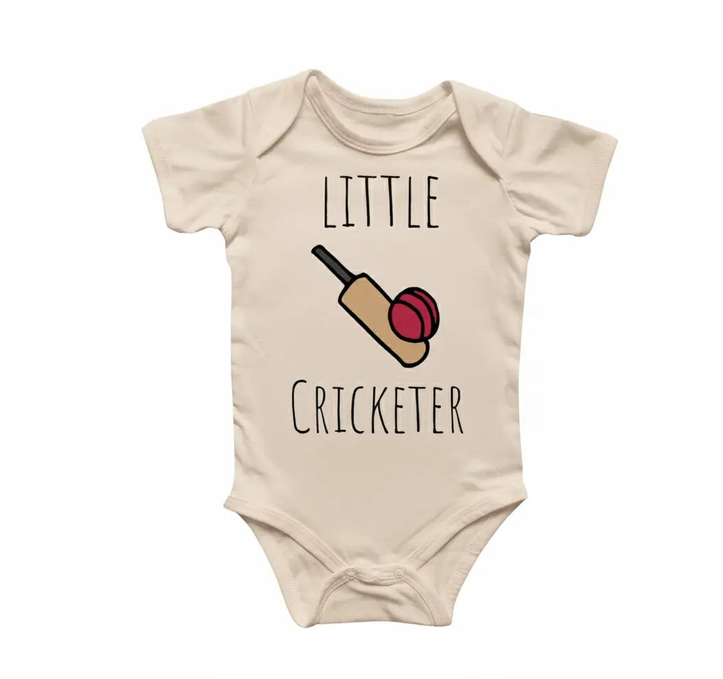 Cricket Sport Newborn Baby Onesie® Bodysuit