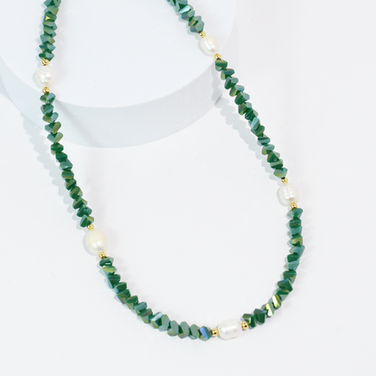 Crystal Flora Necklaces