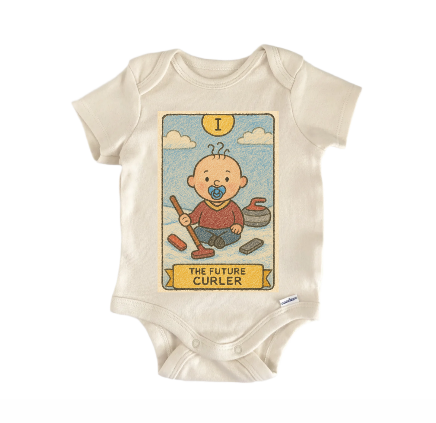 Curling Curler Newborn Baby Onesie® Bodysuit