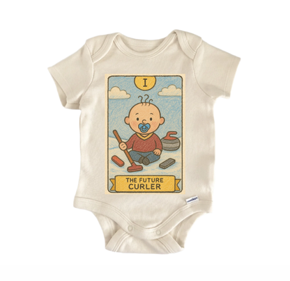 Curling Curler Newborn Baby Onesie® Bodysuit