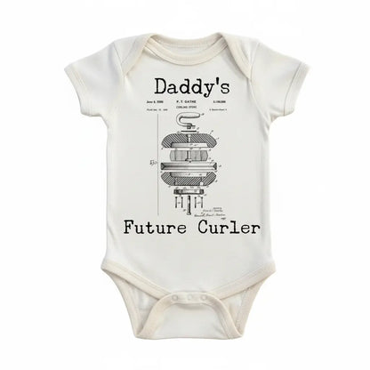 Curling Patent 2 Newborn Baby Onesie® Bodysuit