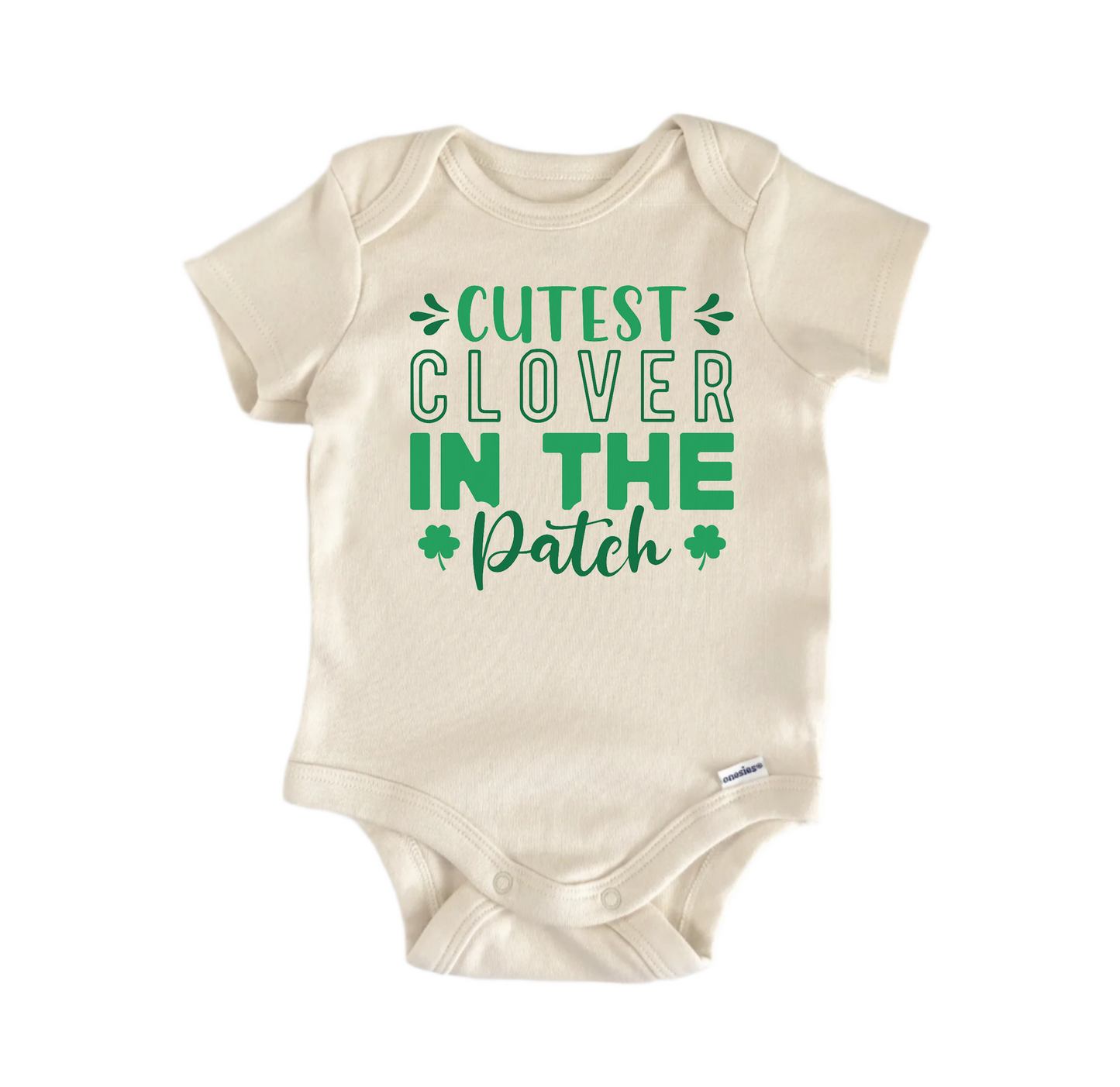 Cutest Clover Patch St Newborn Baby Onesie® Bodysuit