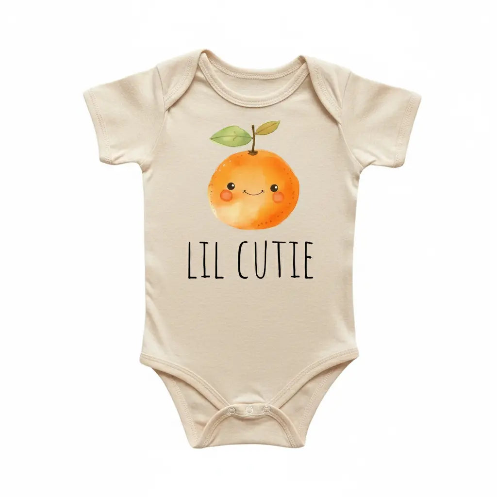 Cutie Orange Newborn Baby Onesie® Bodysuit