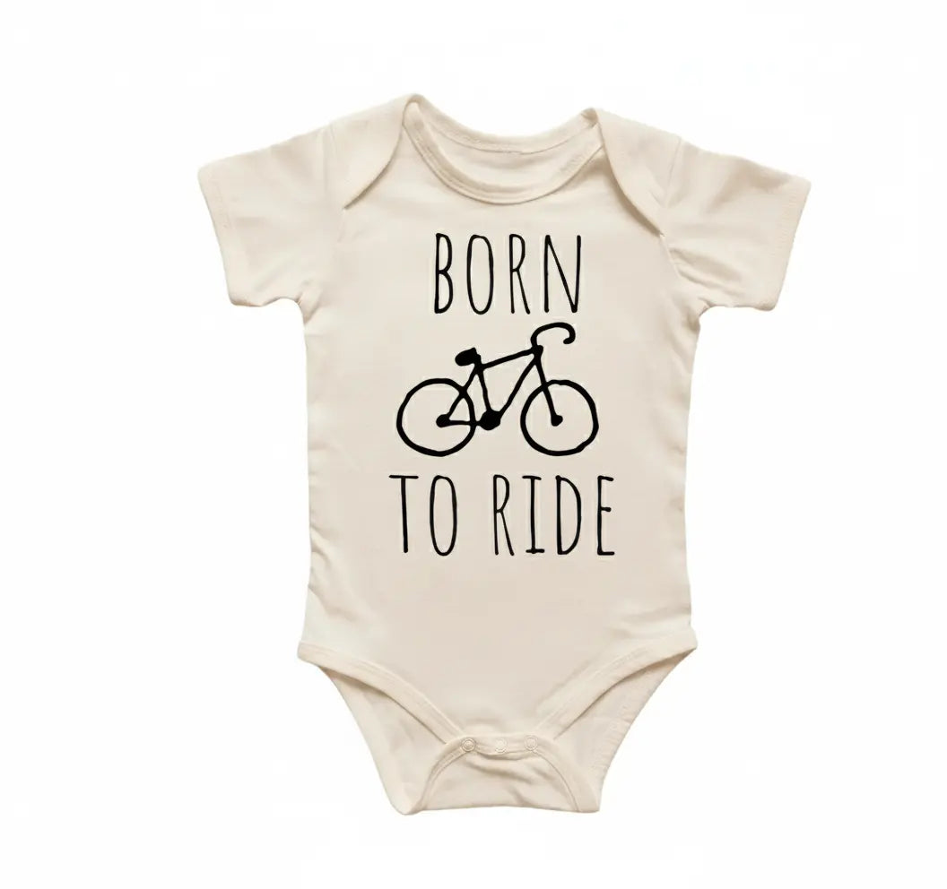 Cycling Bicycle Newborn Baby Onesie® Bodysuit