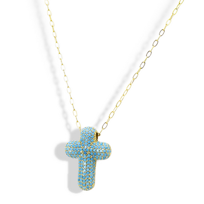 Faithful Glow Turquoise Necklace