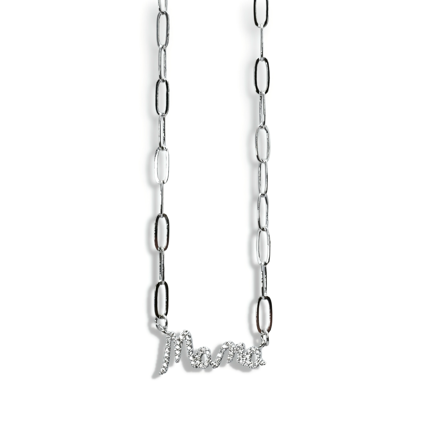 Mama Necklace Silver F29