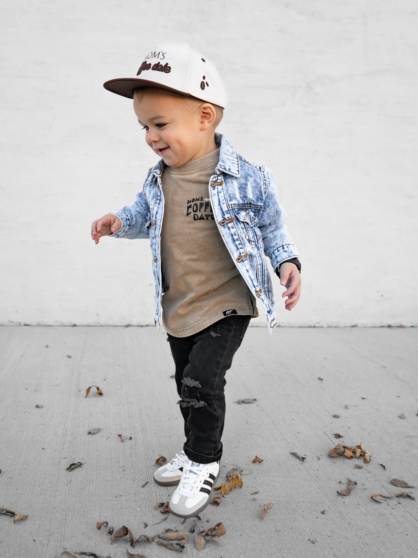 MOMS COFFEE DATE TODDLER SNAPBACK