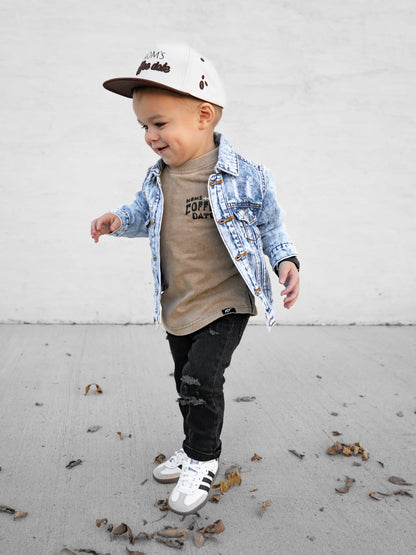 MOMS COFFEE DATE TODDLER SNAPBACK