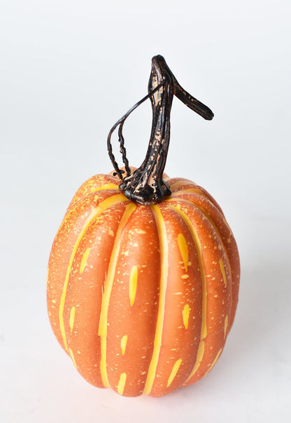 Tall Faux Orange Pumpkin