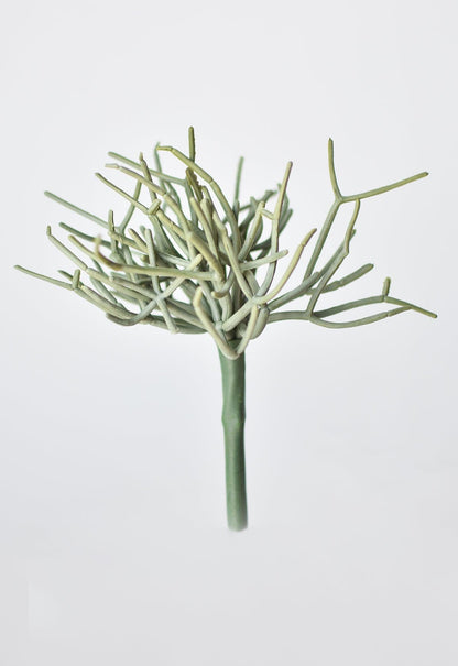 8" Faux Soft Touch Green/Gray Pencil Cactus Pick