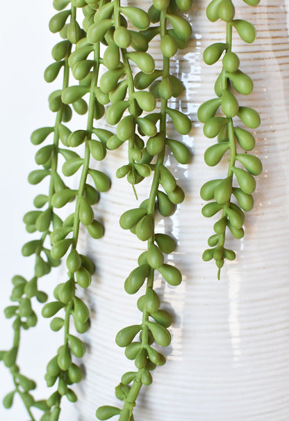 28" Faux String of Pearl Succulent Stem