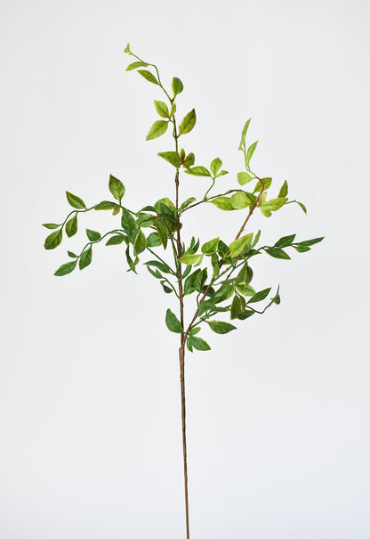 32" Faux Nandina Leaf Stem