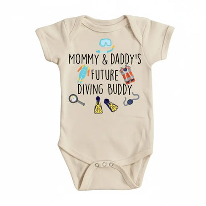 Diving Newborn Baby Onesie® Bodysuit GS1