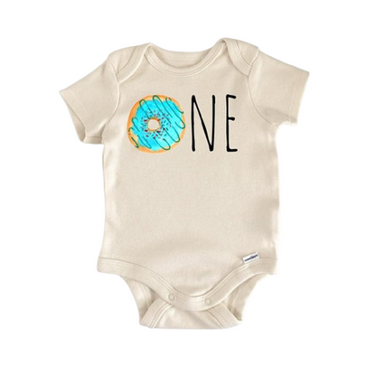 Donut 1St Birthday One Newborn Baby Onesie® Bodysuit