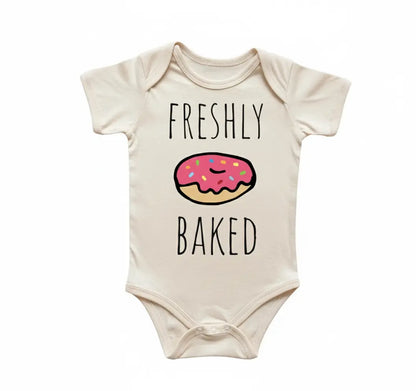 Donut Freshly Newborn Gift Baby Onesie® Bodysuit