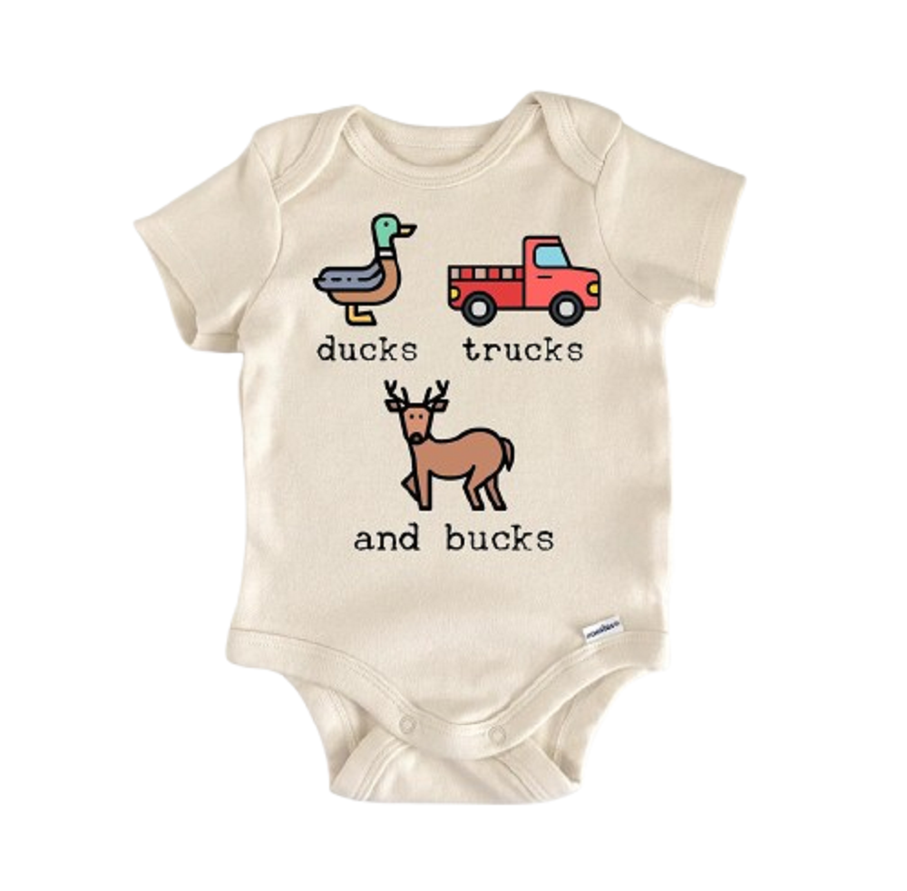 Duck Hunting Truck Deer Newborn Baby Onesie® Bodysuit