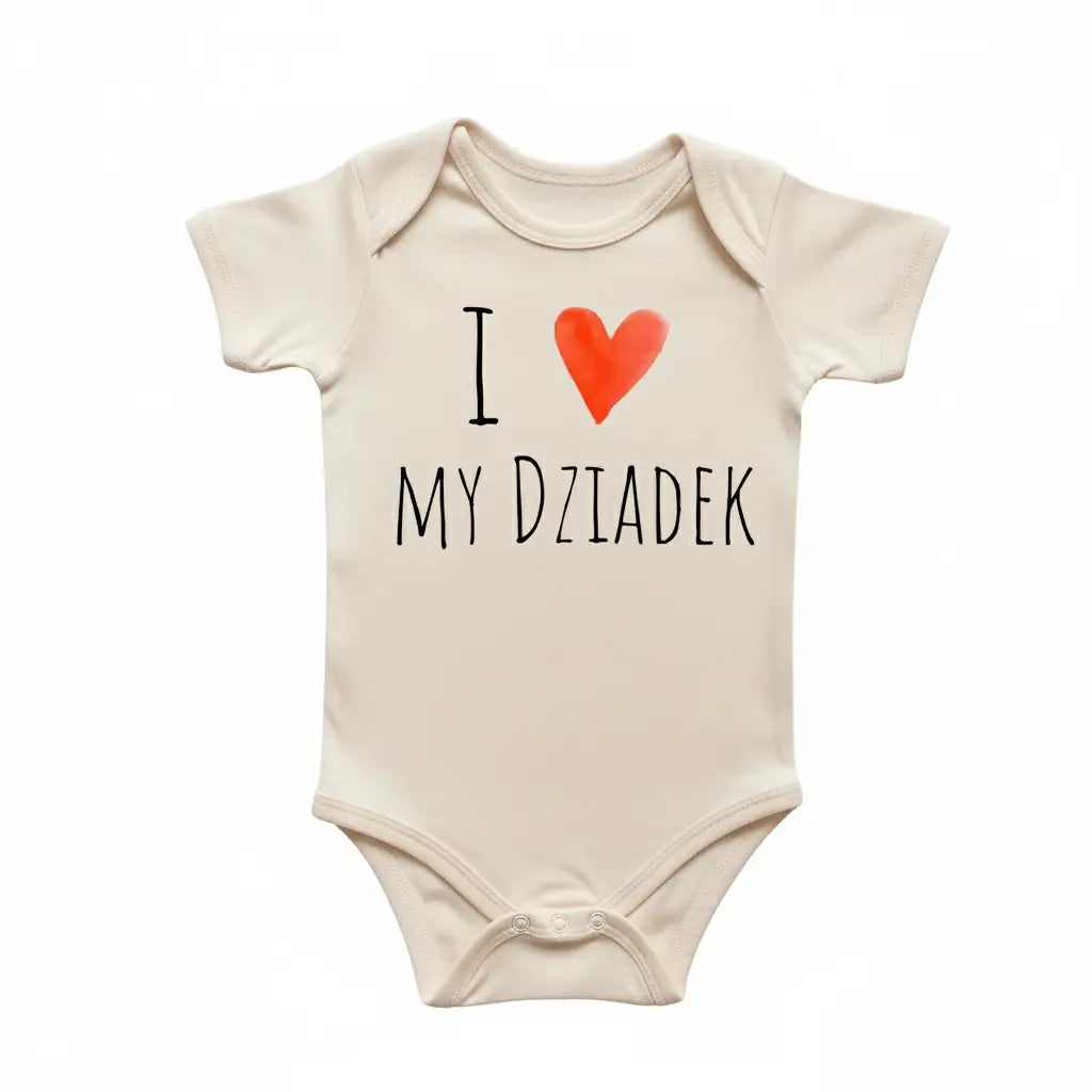 Dziadek Grandpa Poland Newborn Baby Onesie® Bodysuit