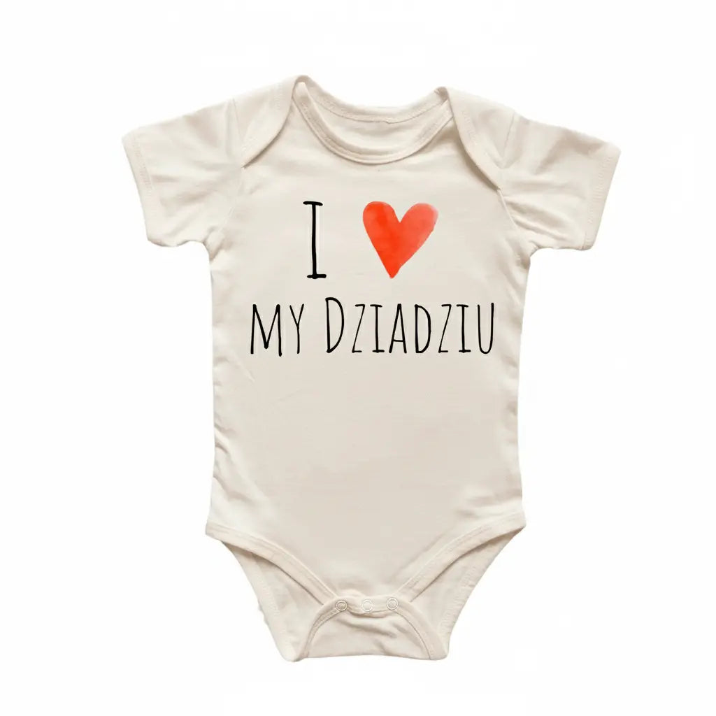 Dziadziu Dziadek Poland Newborn Baby Onesie® Bodysuit GS1