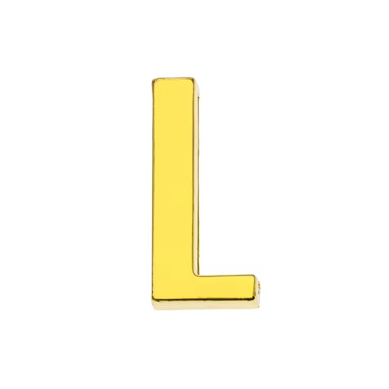 Scarf Slide Letters – 30mm – 14K Gold Non Tarnish