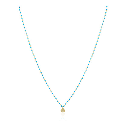 Elsa Mini Heart Necklace Turquoise
