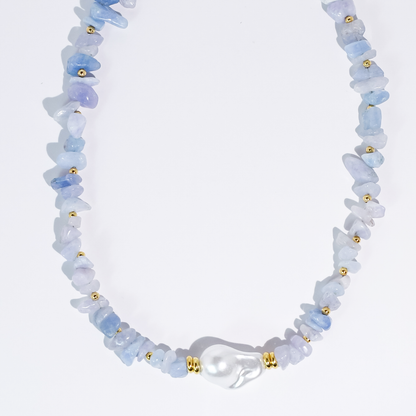 Enchanted Pearl Gemstone Necklace