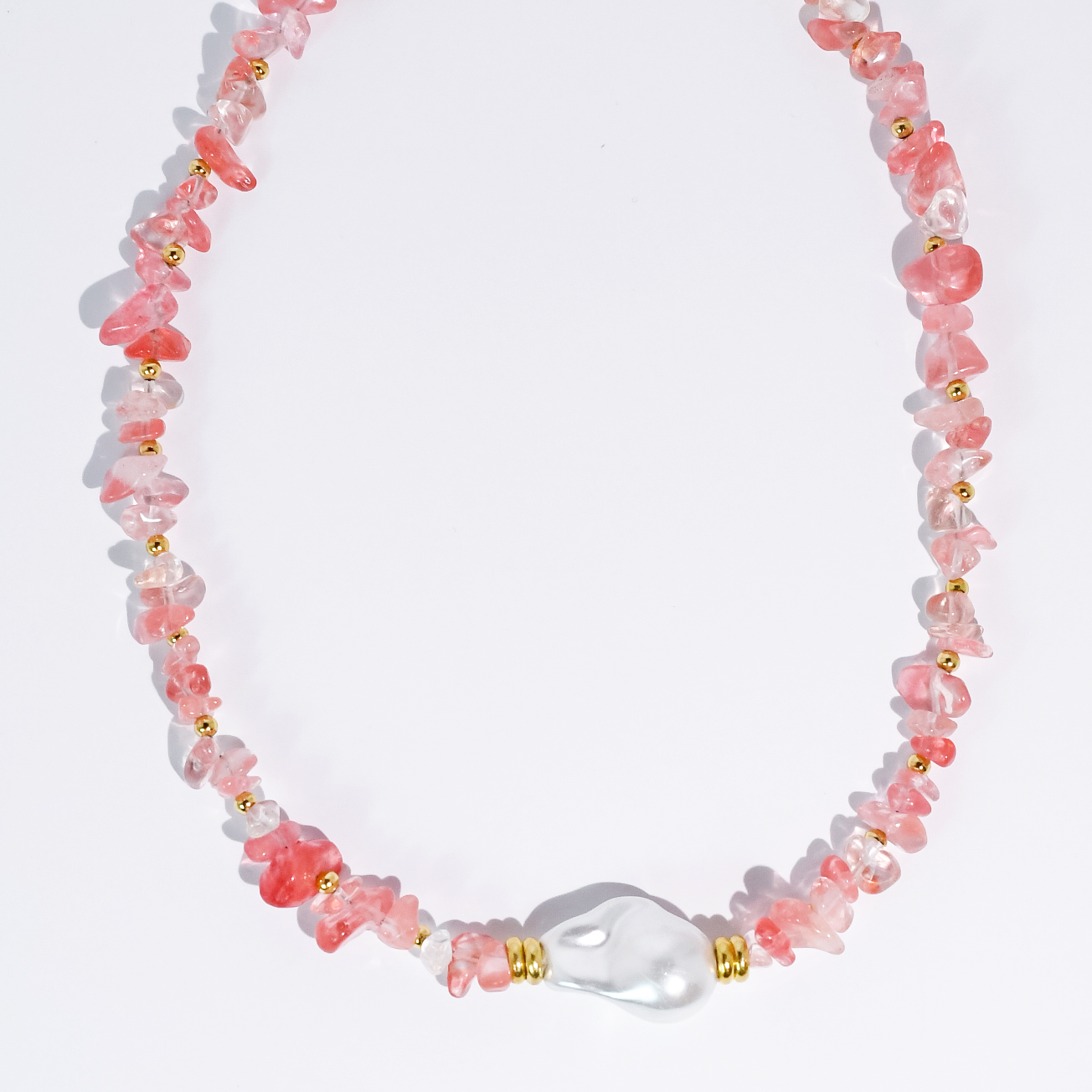 Enchanted Pearl Gemstone Necklace