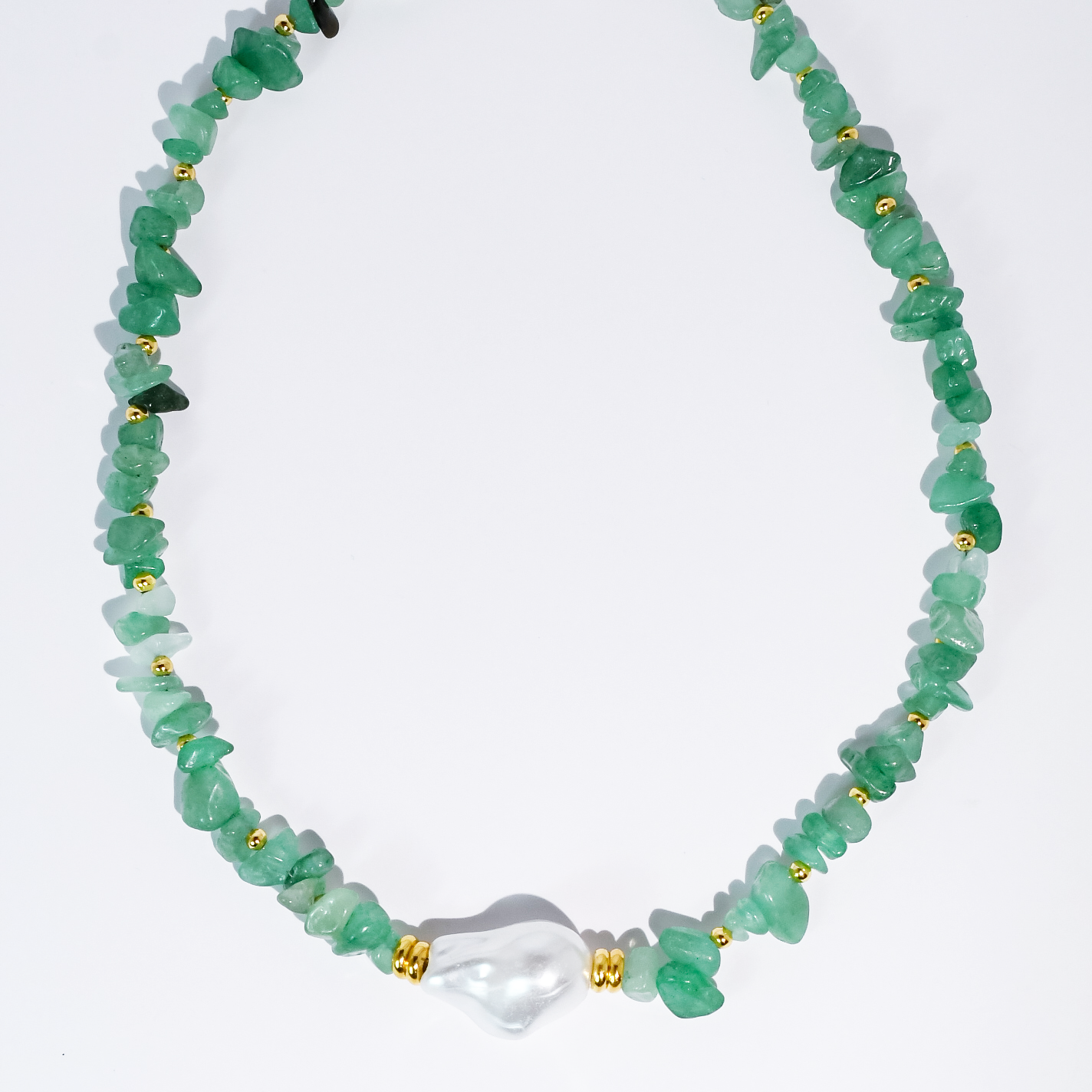 Enchanted Pearl Gemstone Necklace