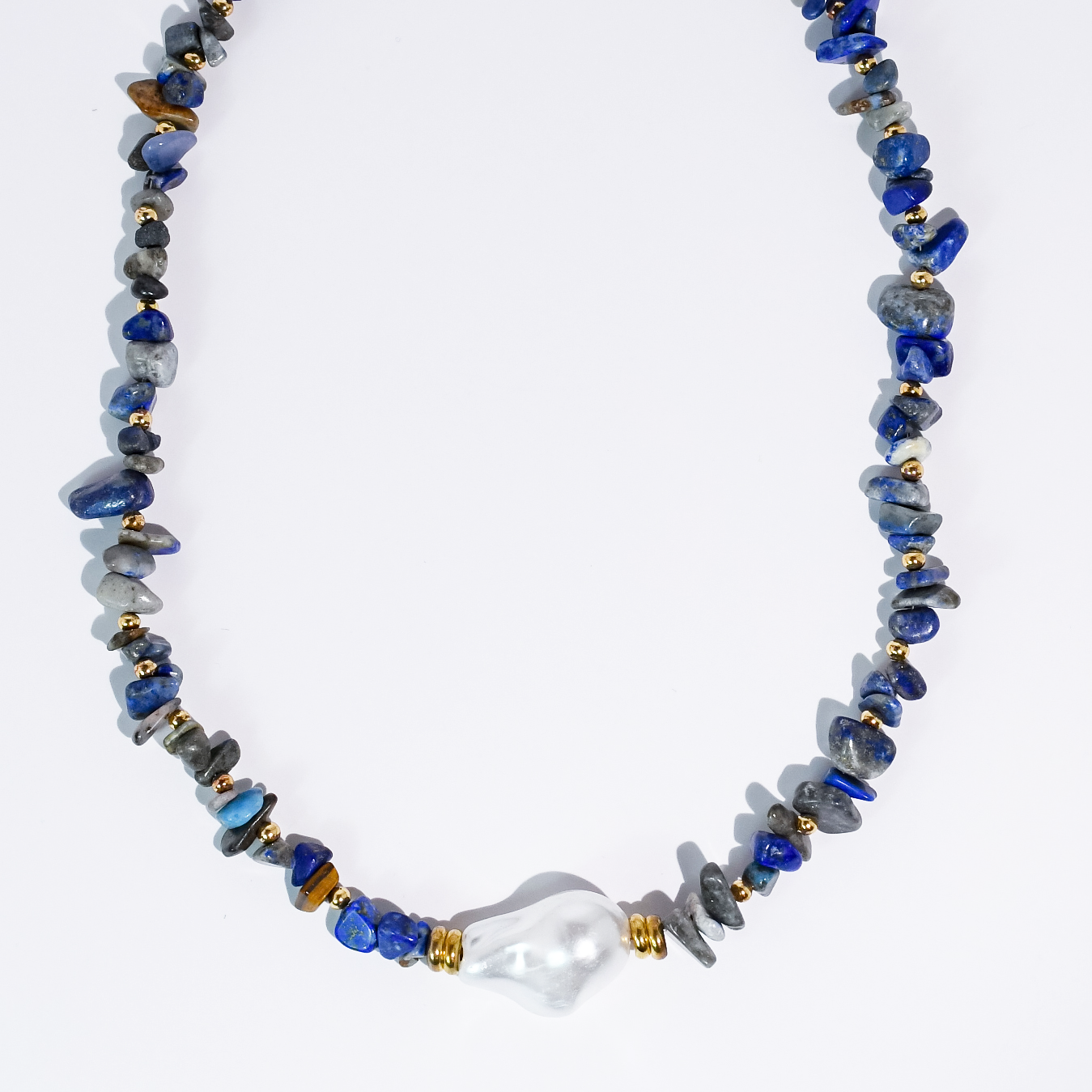 Enchanted Pearl Gemstone Necklace