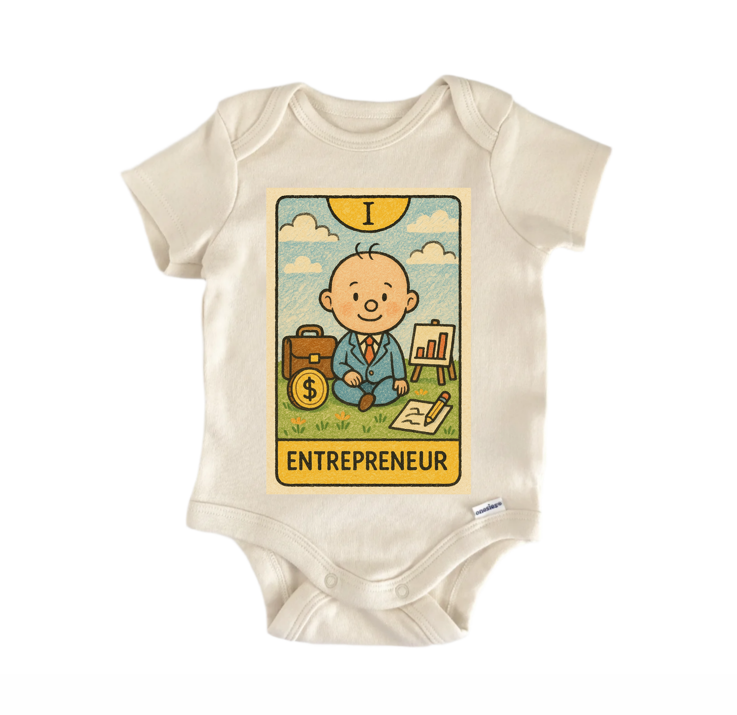Entrepreneur Tarot Newborn Baby Onesie® Bodysuit