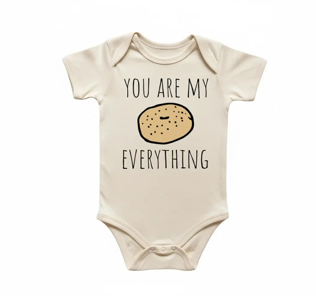 Everything Bagel Newborn Gift Baby Onesie® Bodysuit